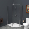 Душевой уголок 100x80 см BELBAGNO UNO UNO-195-PH-1-100/80-C-Cr