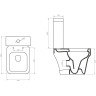 Унитаз BELBAGNO BB124CP